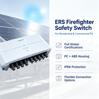 Dispositif d'arrêt rapide solaire photovoltaïque DC IP66, interrupteur de sécurité pour pompiers, 1 à 10 chaînes, 2 à 20 pôles, interrupteur de sécurité PV pour système solaire