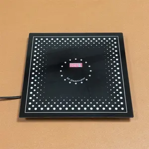 Fabrik direkt lieferung stilvolle schwarze Glasscheibe integriert smart soft label EAS 8,2 MHz RF Deaktivierer mit Alarm und Zähler