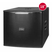 Système audio professionnel KP618, enceintes de scène de 18 pouces, 600 W, basses puissantes, pour concerts, DJ, événements, caisson de basses de 18 pouces