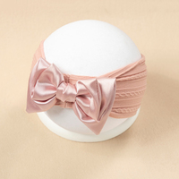 6 couleurs haute qualité à la mode tissu cheveux accessoires pour filles élastique arc bandeau nouveau-né bandeau cheveux ornements