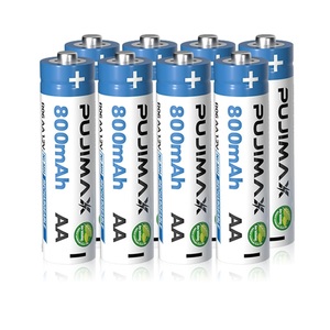 PUJIMAX 8pcs batteria ecologica 800mAh 1.2V <span class=keywords><strong>AA</strong></span> <span class=keywords><strong>2A</strong></span> ni-mh <span class=keywords><strong>AA</strong></span> batterie ricaricabili per torcia giocattolo - Product Image 1