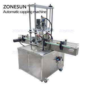 ZONESUN Automatic Electric Screw Bottle Plastic Glass Water <b>Juice</b> Honey Small Washing Dropper Spout Pouch Capping <b>Machine</b> - Product Image 5