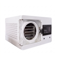 Mini Lyophilisateur de Laboratoire Économique pour Biotechnologie, Équipement de Séchage par Congélation Sous Vide, Système Compact de Comptoir pour la Transformation Alimentaire à Domicile