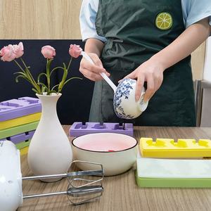 Moule à crème glacée en silicone pour bricolage sans BPA, design de hibou homard lapin de dessin animé écologique avec couvercle pour friandises congelées - Product Image 5