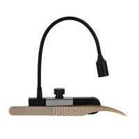 Nouvelle lampe UV LED 395-405NM pour pince à cils avec interrupteur au pied, 1,8W, séchage rapide, pour colle violette d'extension de cils