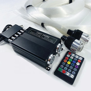 Luz de Techo para Auto con Diseño de <span class=keywords><strong>Estrellas</strong></span>, Meteorito de 16W, Luz de Techo de Doble Cabezal con Efecto de Estrella Fugaz para Decoración Romántica de Automóviles - Product Image 1