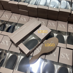 Matte Haarbürste mit Individuellem Logo für Haarverlängerungen, Entwirrende Haarbürste für Trockenes und Nasses Haar, Entwirrbürste, <span class=keywords><strong>Styling</strong></span>-Werkzeug für Alle Haartypen - Product Image 1