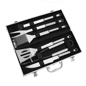 High Quality Stainless Steel <b>BBQ</b> Grilling Tools Set <b>BBQ</b> Grill Accessories Outdoor Accessories Barbecue Tools Set - Product Image 2