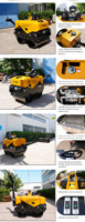 Mini-compacteur routier vibrant à double tambour, portatif, capacité 800 kg, pour réparation routière, faible consommation de carburant