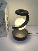 Lampe rotative à lévitation avec chargement sans fil Décoration romantique pour la maison Veilleuse RVB