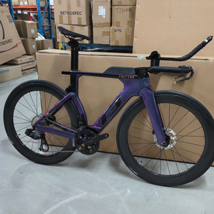 Bicicleta de Carretera Time Bike de Fibra de Carbono para Triatlón 700c, 24 Velocidades, Cambio Electrónico Inalámbrico, Frenos de Disco Hidráulicos # #   Cyctrac - Profes T3 # - Product Image 5