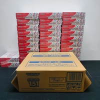 Японский SV2a Pokémon 151 TCG: Запечатанный оригинальный картонный бустерный набор в наличии для коллекционеров