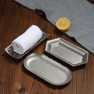 Restaurant Hôtel En Acier Inoxydable Bijoux Organisateur De Serviette De Mariage Plateau Dessert Cosmétiques Plaque De Stockage - Product Image 2