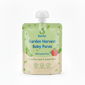 Pochette à bec verseur personnalisée pour purée alimentaire avec bouchon <span class=keywords><strong>anti</strong></span>-suffocation, sachet souple pour ketchup tomate, aliments pour bébés et enfants - Product Image 5