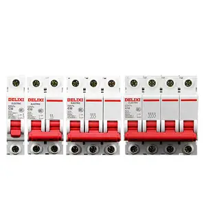 Air switch circuit breaker DZ47 micro 1P3P household 4P small 220V three phase 380V air open 2P