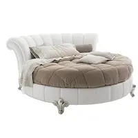 CY014 Hot Sale High Quality Elegant Modern Latest Round Platform Bed