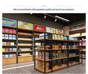 खुदरा दुकानों और सुपरमार्केट के लिए अनुकूलन आकार के साथ टिकाऊ स्टील-लकड़ी डिस्प्ले स्टैंड (एकल/डबल-पक्षीय) - Product Image 5