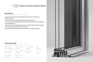 Fenêtres et portes en aluminium à cadre fin minimaliste, personnalisables, insonorisées, avec verre trempé pour <span class=keywords><strong>maison</strong></span> - Product Image 5