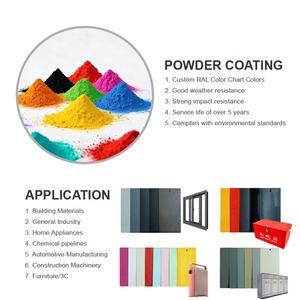 Pulverlack für Metallmöbel, Duroplastischer Thermoplastischer Lack für die Anwendung in Pulverbeschichtungsanlagen, Preis - Product Image 2