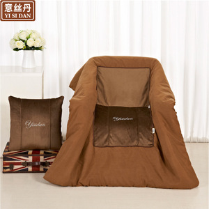 Almohada y Manta Cuadrada Yisidan, de Felpa Suave, Multifuncional, para Dormir, Cojín para Auto, Sofá, Cama y Descanso - Product Image 4