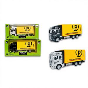 Camión de Contenedores de Aleación a Escala 1:42 Personalizado, Camión de Juguete de Metal Fundido a Presión con Función de Retroceso para Niños - Product Image 2