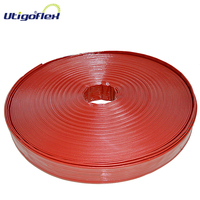 Tuyau de pompage et de refoulement plat en PVC robuste pour l'irrigation portable, l'agriculture et l'assèchement