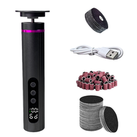 Lime à pieds électrique professionnelle rechargeable en métal, outil de soin des pieds, éliminateur de callosités, personnalisation prise en charge