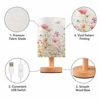 Lampe de table personnalisable avec photo, veilleuse personnalisée avec abat-jour en tissu de qualité supérieure pour la décoration de la maison, articles de luxe, cadeaux de fête