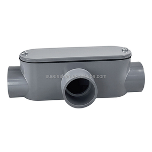 Nhà máy cung cấp trực tiếp ETL được liệ<span class=keywords><strong>t</strong></span> kê màu xám <span class=keywords><strong>PVC</strong></span> Outlet ống dẫn cơ thể phù hợp <span class=keywords><strong>t</strong></span> Loại nhựa Điện ống dẫn kênh kế<span class=keywords><strong>t</strong></span> nối - Product Image 3