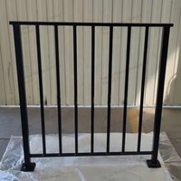 Balustrade en acier thermolaqué pour extérieur, garde-corps pour escalier