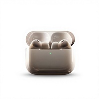 Earbud TWS Peredam Kebisingan Aktif 5.0, Headphone Nirkabel In-Ear, High Fidelity AAC, Kontrol Sentuh, Indikator LED