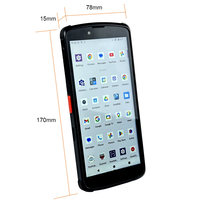 PDA resistente Android 14 GMS 4G de 6 pulgadas con escáner de código de barras 1D 2D QR Terminal de datos móviles-en stock