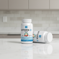 HODAF OEM ODM Comprimés de Vitamine B Haute Puissance 500g Suppléments Énergétiques pour Femmes, Nouveau-nés et Enfants (24 mois et plus)