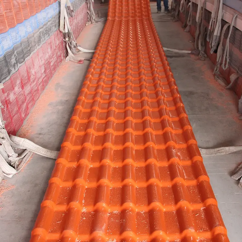 屋根シートアジア色持続asaPVCプラスチックアクリル段ボール合成樹脂
