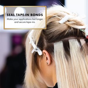 Pince à extensions capillaires <span class=keywords><strong>Everlong</strong></span> en acier inoxydable avec revêtement en silicone pour une pose sécurisée et durable des extensions adhésives - Product Image 5