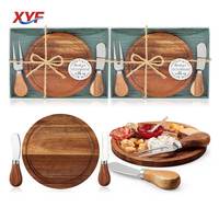 Cadeaux pour la fête de mariage, planche à fromage en bambou écologique, ensemble couteau-fourchette, carré, 1 cm d'épaisseur, mini planches à découper en vrac