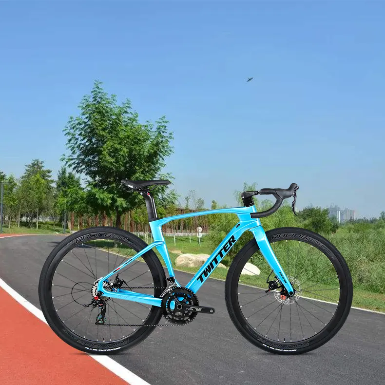 Twitter Cheap Road Bikes Gravel V3 700*38C Off Road Bike Road Bike Bicycle Full Carbon Fibre Carbon Fiber 700c Disc Brake 150KG