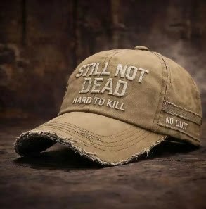 Cappellini da Baseball 'Still Not Dead' Regolabili, Stile Vintage 'Hard to Kill', Cappello Ricamato 'I Ain't Dead Yet' per Uomini e Donne - Product Image 5