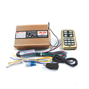 Sirène d'alarme de voiture à vente chaude X5 18 tons 12V 200W Sirène de voiture piézoélectrique Sirène d'alarme de voiture - Product Image 1