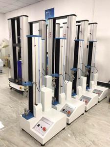 1000Kn Ein spalt ige Computer-Zug prüfmaschine Material Zug festigkeit Zugfilm-Punktion festigkeit prüfmaschine - Product Image 5