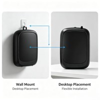 Diffuseur d'huiles essentielles PP avec couverture de 500 m², consommation d'huile de 3 ml/h, fixation murale/sur table