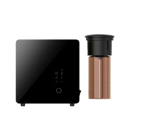 Diffuseur de parfum HVAC sans eau de luxe, couverture 600m³, contrôle par application et tactile, 250ml, finition métal brossé, blanc/noir