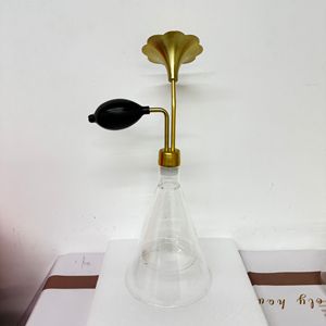 Flacon d'échantillonnage professionnel en laiton et verre pour arômes, adapté au café, au thé, aux spiritueux, aux huiles essentielles et aux parfums - Product Image 3