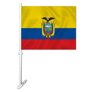 快速交货专业制造厄瓜多尔汽车国旗所有国家国旗