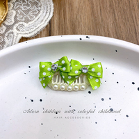 Clips à cheveux pour chien mignons et écologiques, best-sellers, série verte, clips BB pour animaux de compagnie, accessoires pour cheveux de chat et de chien faits à la main