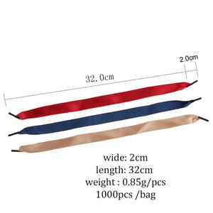 Бумажные пакеты для покупок на заказ, 2 см, ручки, веревка, однотонные атласные ленты, ручка из ленты с пластиковыми наконечниками - Product Image 5