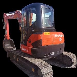 Excavatrices Kubota U55 d'occasion du Japon avec attache à grappin, modèles Kubota U55-4, KX155, KX161, KX163, excavatrices sur chenilles avec patins en caoutchouc - Product Image 2