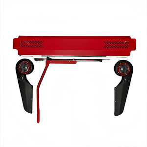 Red Steel <b>Car</b> Washer With Dual Wheels And Ventilated Top Panel - Product Image 1