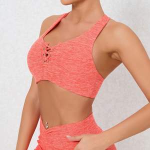 <span class=keywords><strong>G</strong></span> TOP Cross-Back Micro-vazamento Yoga Bra Quick-Dry Fitness Top apertado-encaixe Yoga Vestuário Corrida Sports Bra - Product Image 5