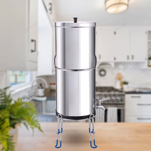 공장 직판가 304 스테인리스 스틸 중력식 정수 시스템, 가정, 캠핑, RV용 2.25갤런 카운터탑 정수기 - Product Image 3